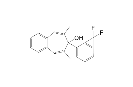 7-(1',1'-DIFLUORO-1'H-CYCLOPROPABENZEN-2'-YL)-7-HYDROXY-6,8-DIMETHYL-7H-BENZOCYCLOHEPTENE