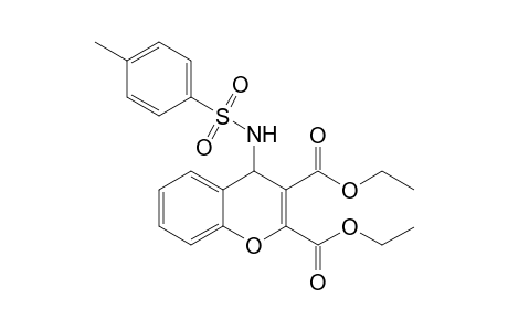 Diethyl 4-(4-methylphenylsulfonamido)-4H-chromene-2,3-dicarboxylate