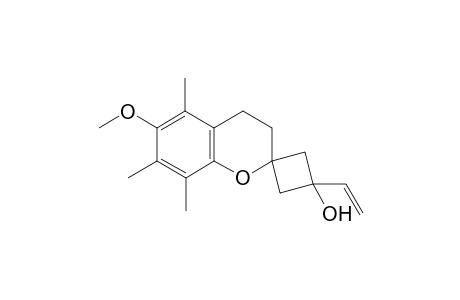 cis-6-Methoxy-5,7,8-trimethyl-3'-vinylspiro[chromane-2,1'-cyclobutan]-3'-ol