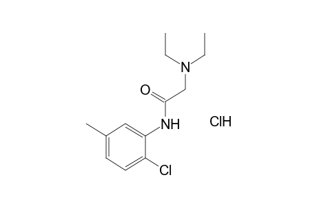 6'-chloro-2-(diethylamino)-m-acetotoluidide, monohydrochloride