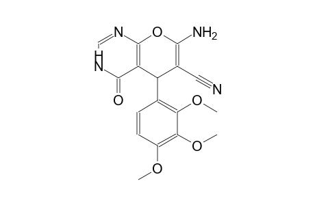 4H-pyrano[2,3-d]pyrimidine-6-carbonitrile, 7-amino-3,5-dihydro-4-oxo-5-(2,3,4-trimethoxyphenyl)-