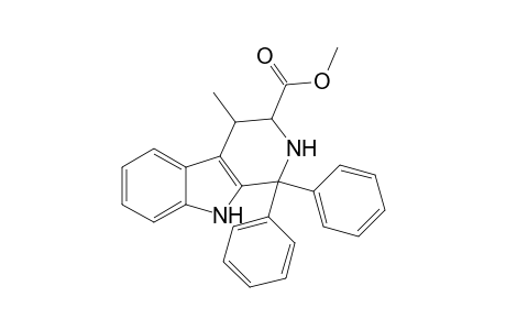 4-Methyl-1,1-diphenyl-2,3,4,9-tetrahydro-$b-carboline-3-carboxylic acid methyl ester