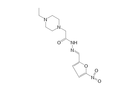 4-ethyl-1-piperazineacetic acid, (5-nitrofurfurylidene)hydrazide