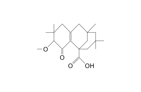 1-Carboxy-4-methoxy-diisophor-2(7)-en-3-one