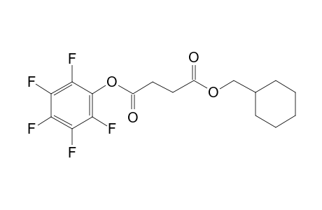 Succinic acid, cyclohexylmethyl pentafluorophenyl ester