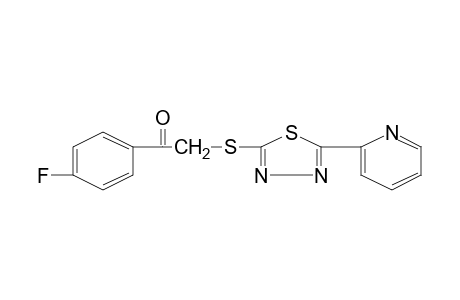 4'-fluoro-2-{[5-(2-pyridyl)-1,3,4-thiadiazol-2-yl]thio}acetophenone