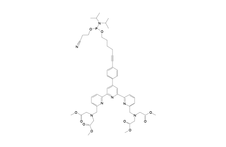 #16;TETRAMETHYL-2,2',2'',2'''-[[4'-(4''-(6-OXY-2-HEXYN-1-YL)-PHENYL)-2,2':6',2''-TERPYRIDINE-6,6''-DIYL]-BIS-(METHYLENENITRILO)]-TETRAKIS-(ACETATO)-2-(CYANOETYHL-N,