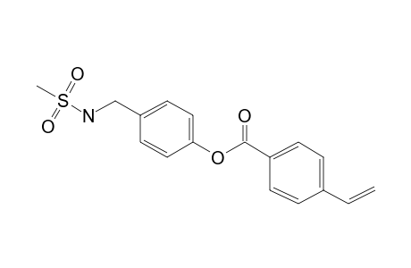 Benzoic acid, 4-ethenyl-, 4-[[(methylsulfonyl)amino]methyl]phenyl ester