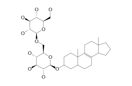 3-O-[BETA-D-GLUCOPYRANOSYL-(1->6)-BETA-D-GLUCOPYRANOSIDE]-5-ALPHA,14-ALPHA-ANDROST-8-ENE