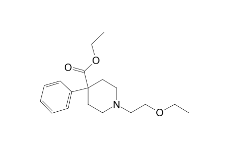 1-(2-ethoxyethyl)-4-phenyl-4-piperidinecarboxylic acid, ethyl ester