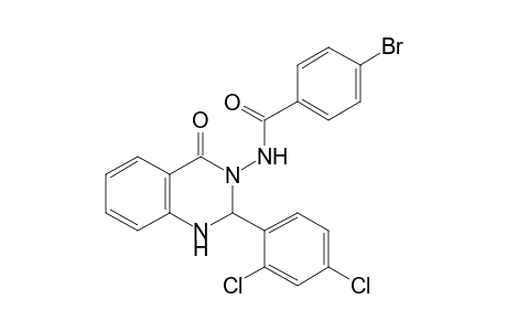 4-bromo-N-(2-(2,4-dichlorophenyl)-4-oxo-1,4-dihydro-3(2H)-quinazolinyl)benzamide