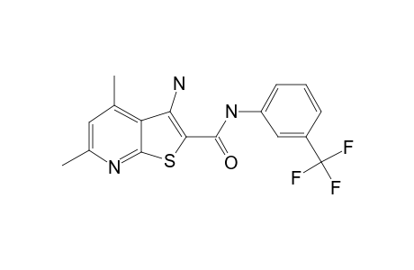 Thieno[2,3-b]pyridine-2-carboxylic acid, 3-amino-4,6-dimethyl-, (3-trifluoromethylphenyl)amide