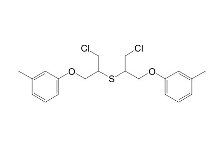 1-[3-Chloranyl-2-[1-chloranyl-3-(3-methylphenoxy)propan-2-yl]sulfanyl-propoxy]-3-methyl-benzene