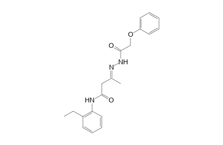 2'-Ethyl-3-[(phenoxyacetyl)hydrazono]butyranilide