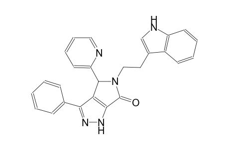 pyrrolo[3,4-c]pyrazol-6(1H)-one, 4,5-dihydro-5-[2-(1H-indol-3-yl)ethyl]-3-phenyl-4-(2-pyridinyl)-