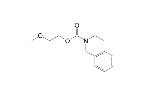 Carbonic acid, monoamide, N-benzyl-N-ethyl-, 2-methoxyethyl ester