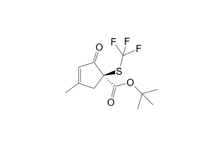 (1S)-tert-Butyl 1-trifluoromethanesulfenyl-4-methyl-2-oxocyclopent-3-en-1-carboxylate