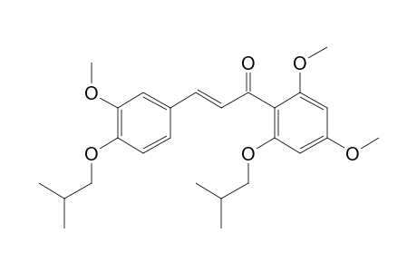 4,2'-bis(2-Methylpropyl)oxy-3,4',6'-trimethoxychalcone (isomer 1)