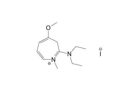 2-(diethylamino)-4-methoxy-1-methyl-3H-azepinium iodide