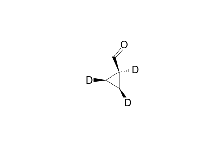 Cyclopropane-1,2,3-D3-carboxaldehyde, (1.alpha.,2.beta.,3.beta.)-
