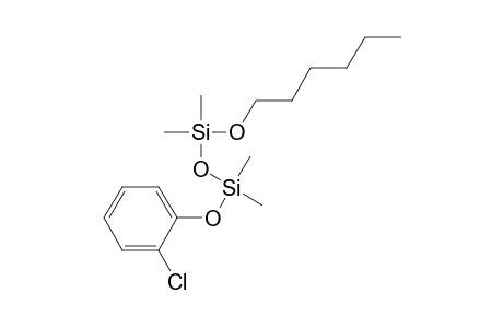 Silane, dimethyl(dimethyl(2-chlorophenoxy)silyloxy)hexyloxy-