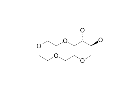 (2S,13S)-12,13-Dihydroxy-1,4,7,10-tetraoxacyclotetradecane