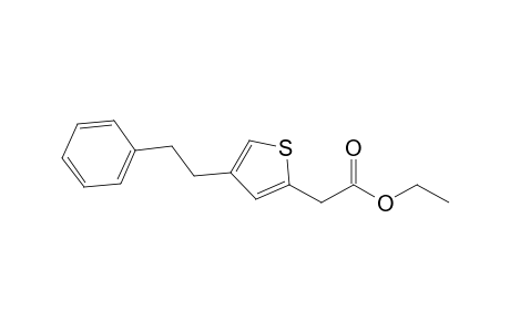 Ethyl 4-(2-phenylethyl)thiophene-2-acetate