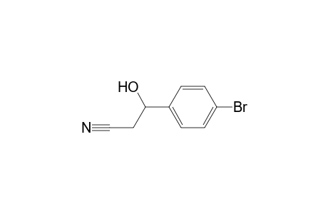 3-(4-bromophenyl)-3-hydroxy-propanenitrile