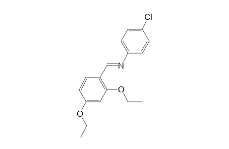 Chlorobenzene, 4-(2,4-diethoxybenzylideneamino)-