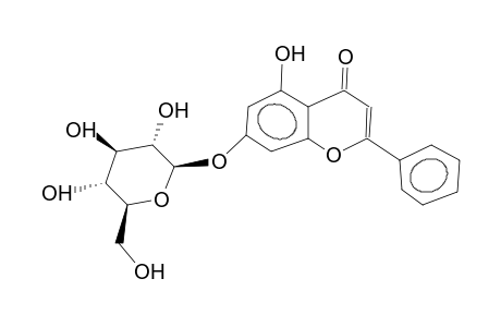 AEQUINOCTIN;CHRYSIN-7-O-BETA-D-GLUCOPYRANOSIDE