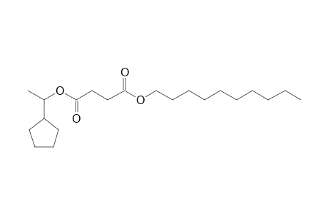 Succinic acid, 1-cyclopentylethyl decyl ester