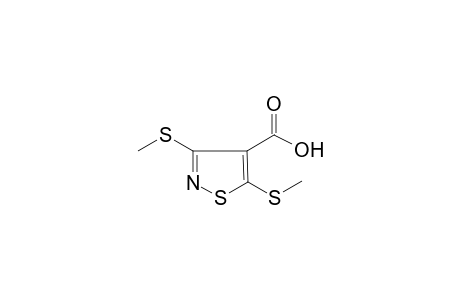 4-Isothiazolecarboxylic acid, 3,5-bis(methylthio)-