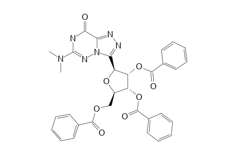 6-DIMETHYLAMINO-3-(2',3',5'-TRI-O-BENZOYL-BETA-D-RIBOFURANOSYL)-1,2,4-TRIAZOLO-[3,4-F]-[1,2,4]-TRIAZIN-8(7H)-ONE