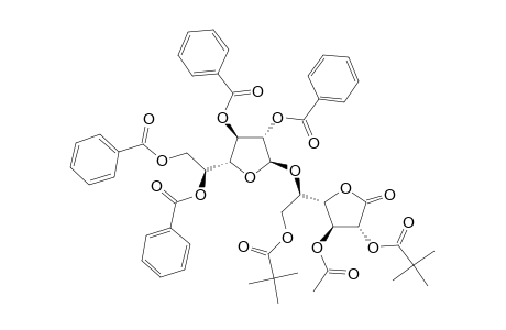 2,3,5,6-TETRA-O-BENZOYL-BETA-D-GALACTOFURANOSYL-(1->5)-3-O-ACETYL-2,6-DI-O-PIVALOYL-D-GALACTONO-1,4-LACTONE