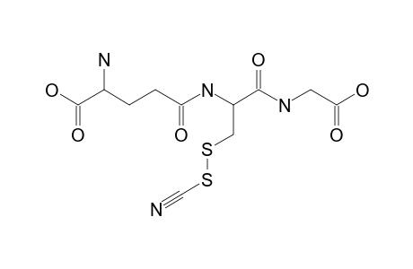 GSSCN;GAMMA-L-GLUTAMYL-L-S-THIOCYANATO-CYSTEINYLGLYCINE