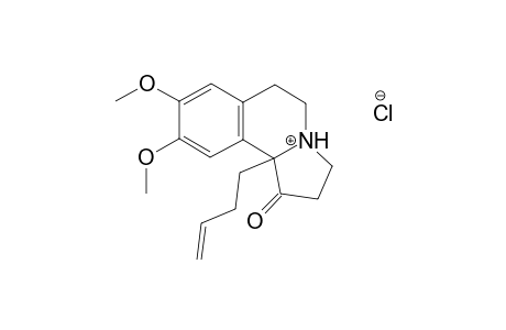 10b-(but-3-en-1-yl)-8,9-dimethoxy-1-oxo-2,3,4,5,6,10b-hexahydro-1H-pyrrolo[2,1-a]isoquinolin-4-ium chloride