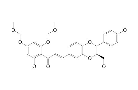 2-(4-Hydroxyphenyl)-3-hydroxymethyl-6-[2-(2,4-dimethoxymethoxy-4-hydroxybenzoyl)ethenyl]benzo[1,4]dioxane