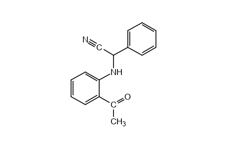 (o-acetylanilino)phenylacetonitrile