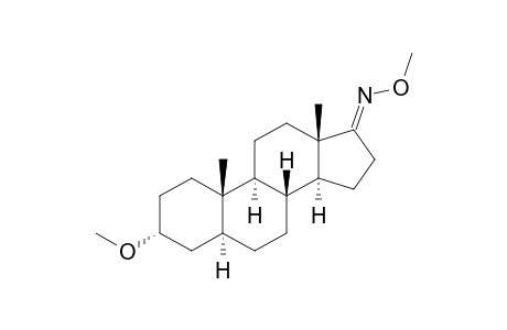 3.ALPHA.-METHOXY-5.ALPHA.-ANDROSTAN-17-ONE O-METHYLOXIME