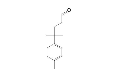 Benzenebutanal, gamma,gamma,4-trimethyl-