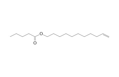 Pentanoic acid, 10-undecenyl ester