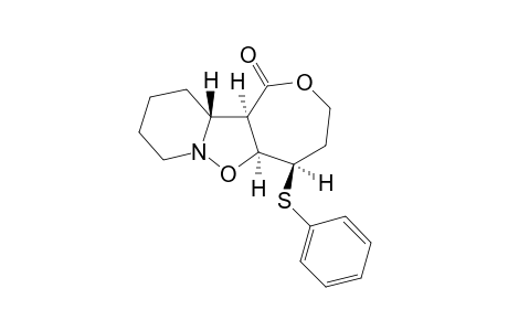 (5RS,5aSR,11aRS,11bRS)-5-Phenylthiodecahydro-1H-oxepino[3',4':4,5]isoxazolo[2,3-a]pyridin-1-one