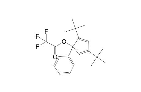 1,3-Di-tert-butyl-5-phenyl-5-cyclopenta-1,3-dienyl trifluoroacetate