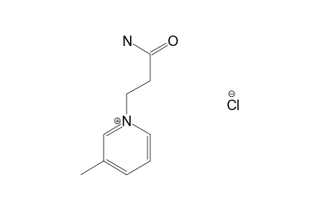 1-(2-carbamoylethyl)-3-methylpyridinium chloride