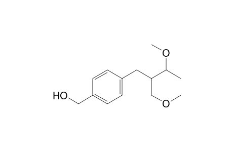 4-[3'-Methoxy-2'-(methoxymethyl)butyl]benzenemethanol