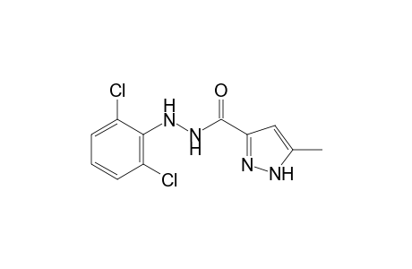 5-methylpyrazole-3-carboxylic acid, 2-(2,6-dichlorophenyl)hydrazide