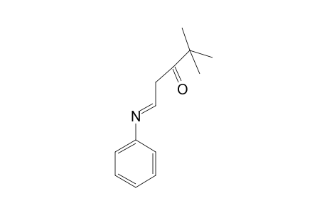 N-(4,4-Dimethyl-3-oxopentylidene)aniline