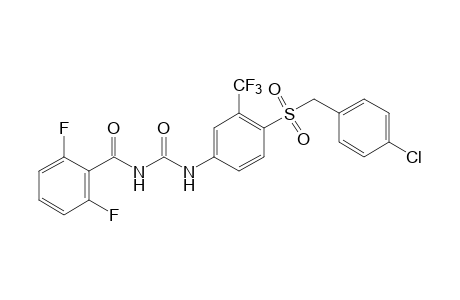 1-{4-[(p-CHLOROBENZYL)SULFONYL]-alpha,alpha,alpha-TRIFLUORO-m-TOLYL}-3-(2,6-DIFLUOROBENZOYL)UREA