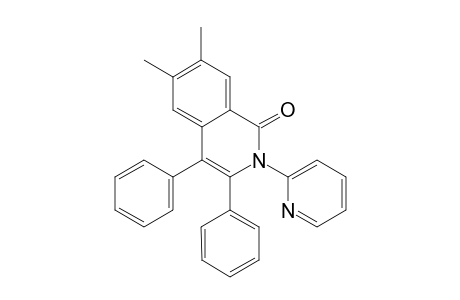 6, 7-Dimethyl-3, 4-diphenyl-2-(pyridin-2-yl) isoquinolin-1(2H)-one