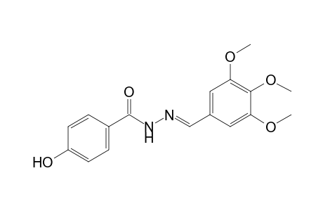 p-hydroxybenzoic acid, (3,4,5-trimethoxybenzylidene)hydrazide